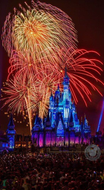 does disney do fireworks in the rain