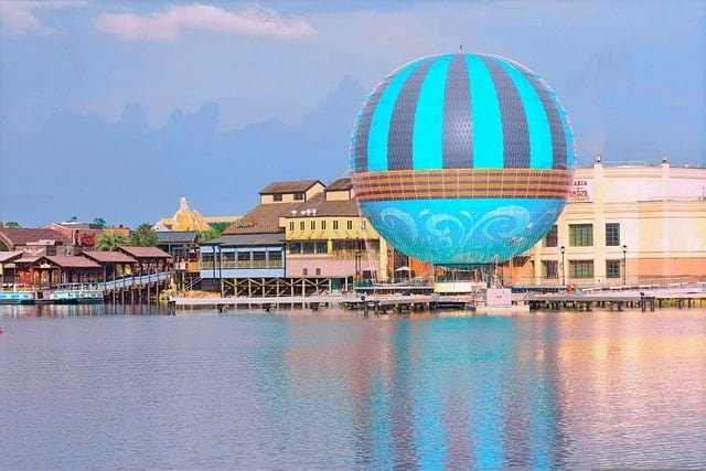 hot air balloon disney springs