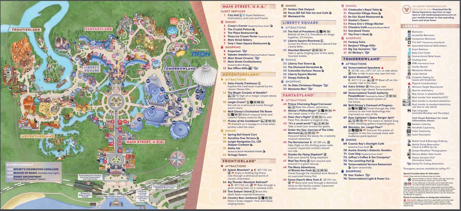 Magic Kingdom Map