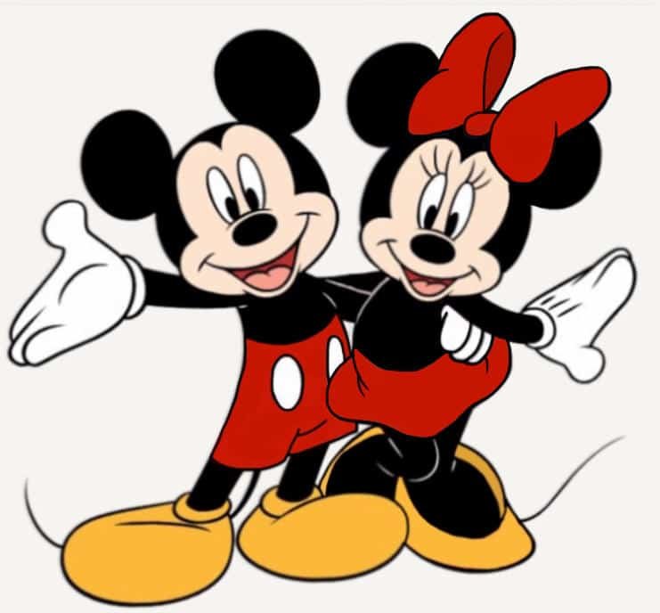 mickey and minnie mouse