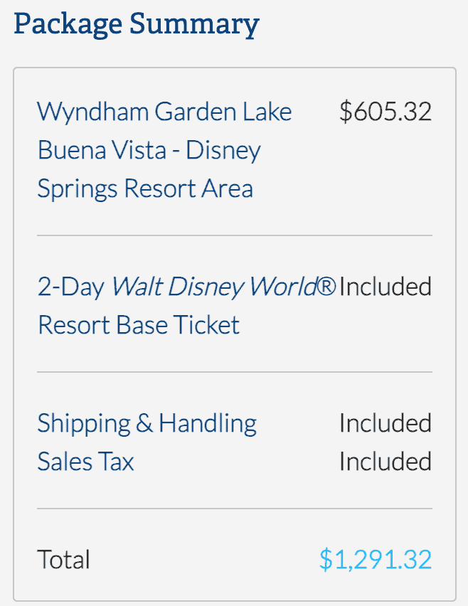 disney trip savings